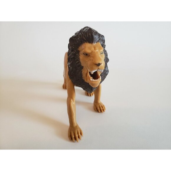 Lion toy, king of the Jungle Adjustable  Figure 6" x 5 in. W/ Retractable Mouth - Picture 2 of 12